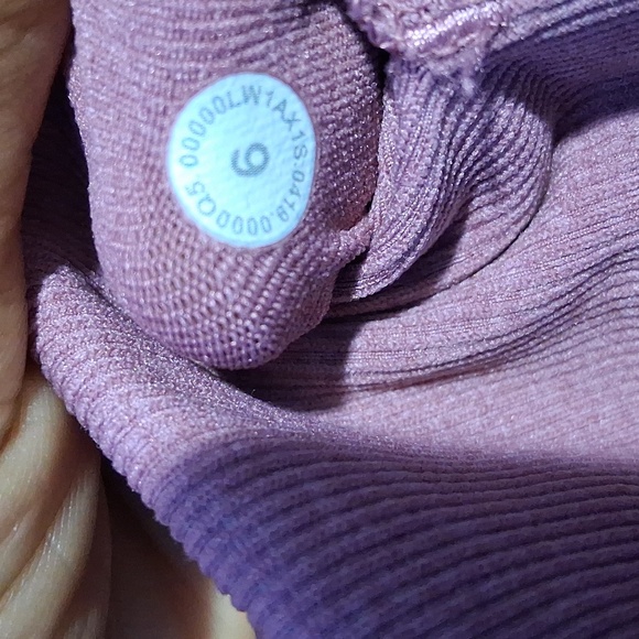 lululemon Ebb To Street Tank In Fague Ribbed Size 6 - Picture 11 of 11